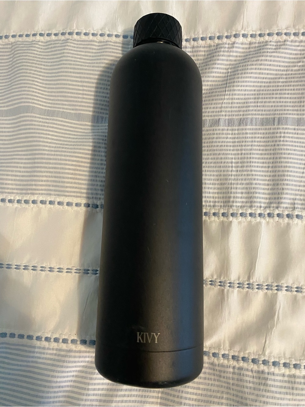 KIVY Matte Black Stainless Steel Water Bottle - Insulated - Picture 2 of 2